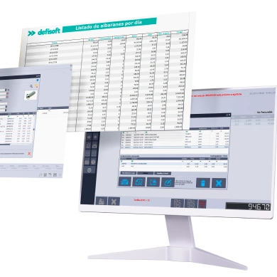 Pantallas del software ERP para distribuidores e implantadores informáticos de Defisoft