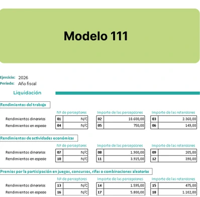 Gestión de contabilidad completa con Defisoft: generación de modelo 111 adaptado a la normativa VeriFactu para la AEAT.