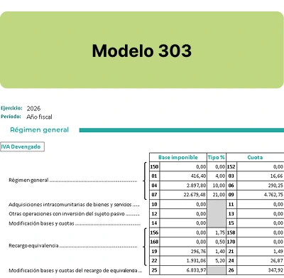Gestión de contabilidad completa con Defisoft: generación de modelo 303 adaptado a la normativa VeriFactu para la AEAT.