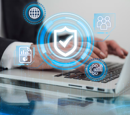 Cubo de Rubik con logo de nube de Kaspersky en la sección ¿Para quién se adapta la solución Endpoint Security Cloud?