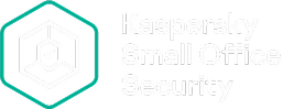 Logotipo oficial de Kaspersky Small Office Security para protección informática empresarial