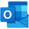 Aplicación ofimática Outlook para el entorno empresarial. Logo de la aplicación ofimática Microsoft Outlook para gestionar los correos electrónicos de tu empresa.